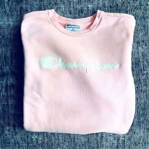 Petal Pink Champion Crewneck Sweatshirt